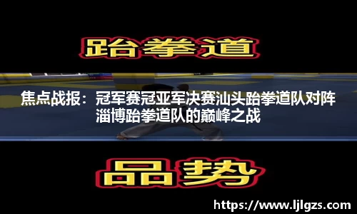 焦点战报：冠军赛冠亚军决赛汕头跆拳道队对阵淄博跆拳道队的巅峰之战